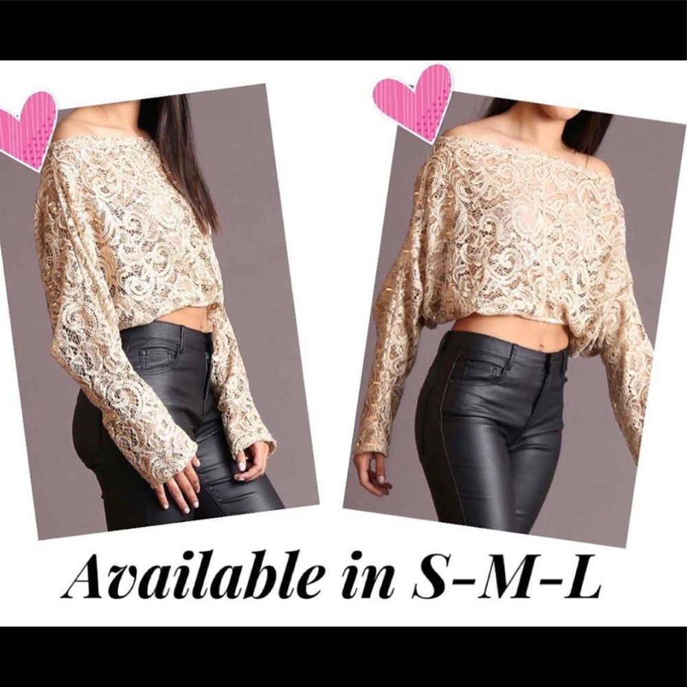 Lace crop top